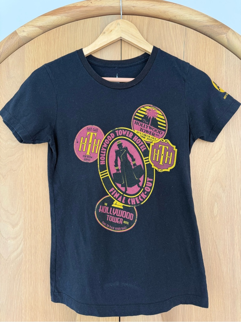 Disney California Adventure Tower Of Terror Final Check Out T-Shirt Size S